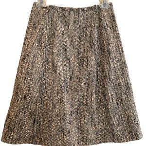 ✨Prada Tweed A-line Skirt Size 38💕